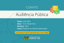 Convite - Audiência Pública LOA 2023
