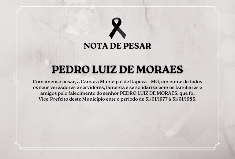 Nota de Pesar
